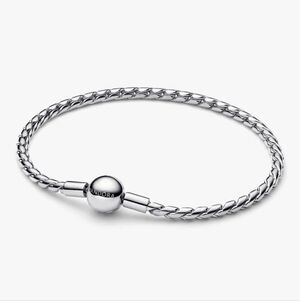 Authentic Pandora Round Clasp Wing Chain Bracelet